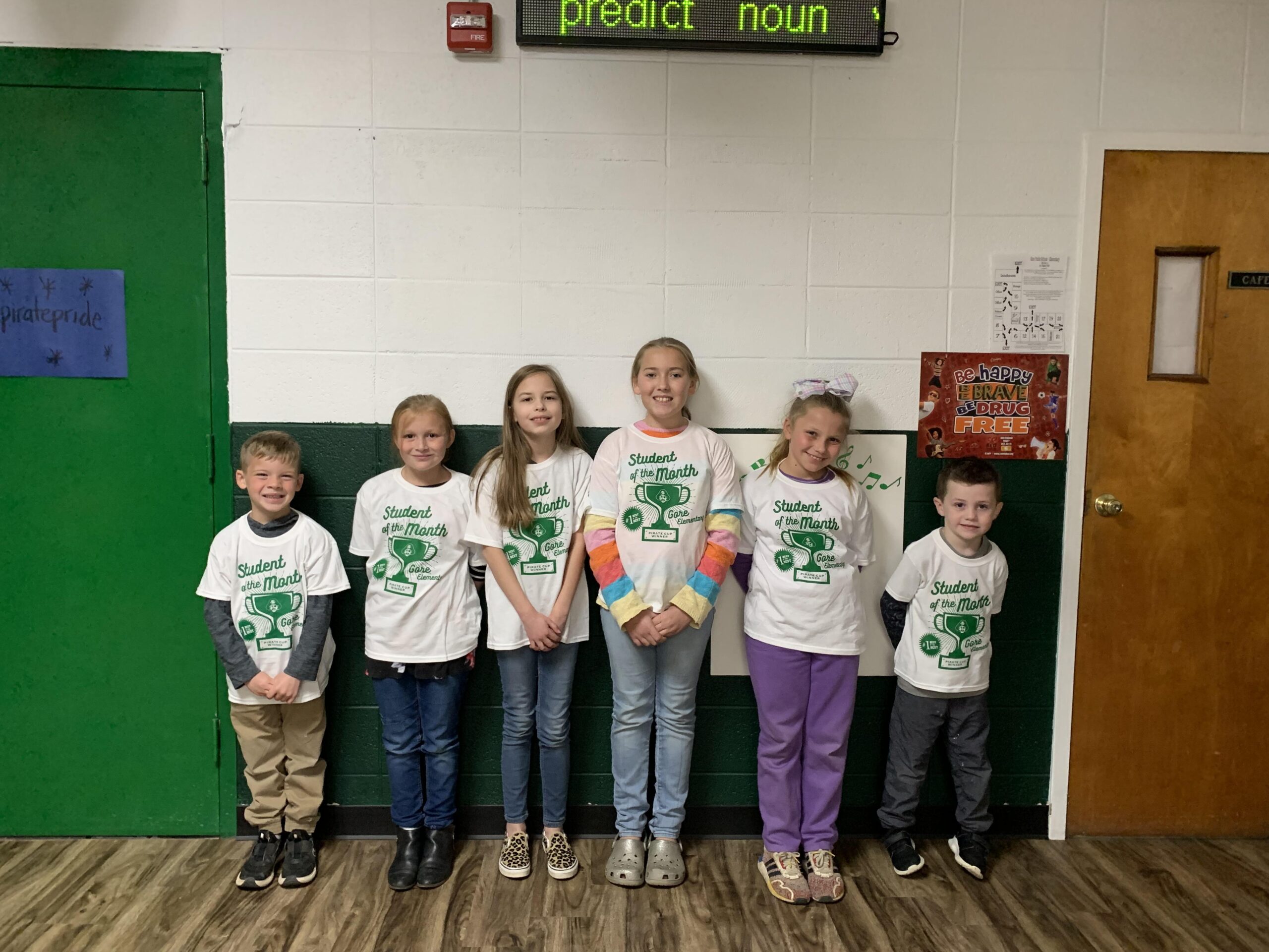 Gore Elementary Students of the Month