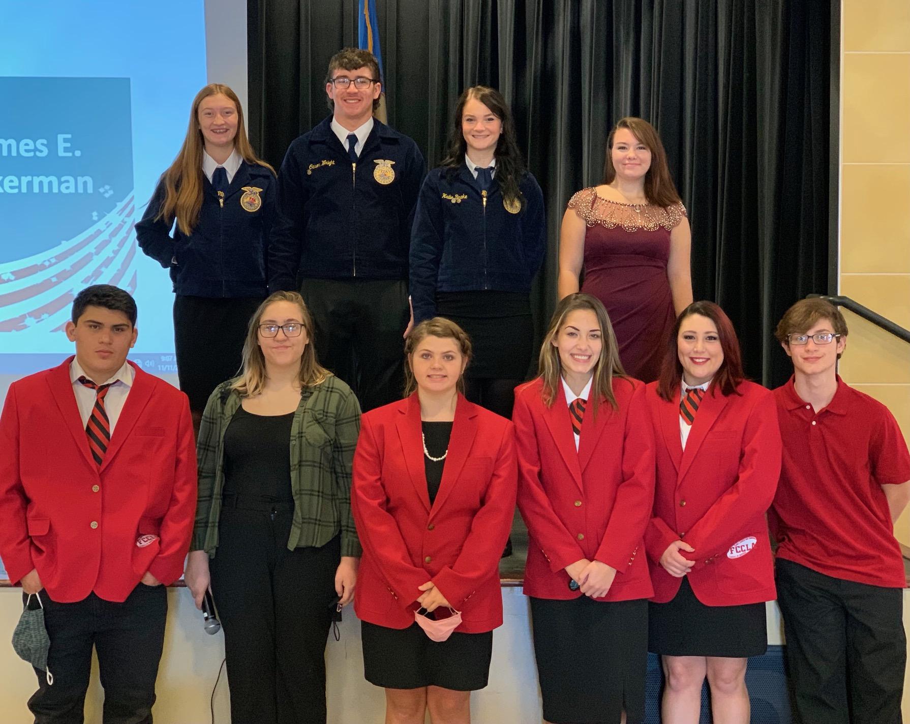 Vian Veterans honored with assembly at school