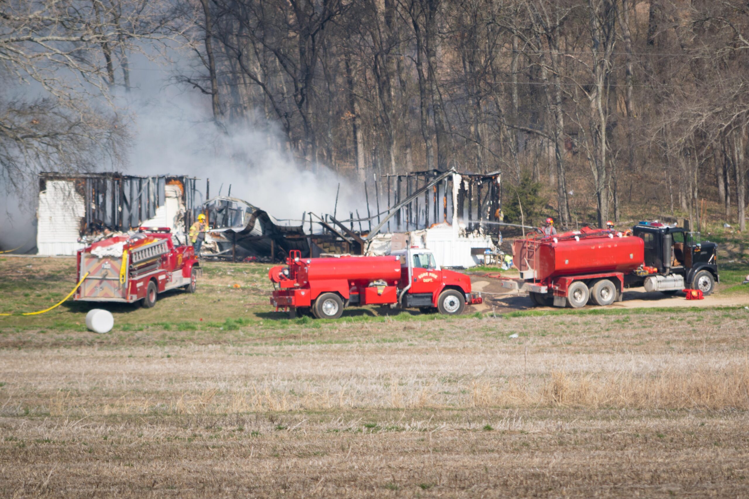 Gore Landing Mobile Home A Complete Loss Vian Tenkiller