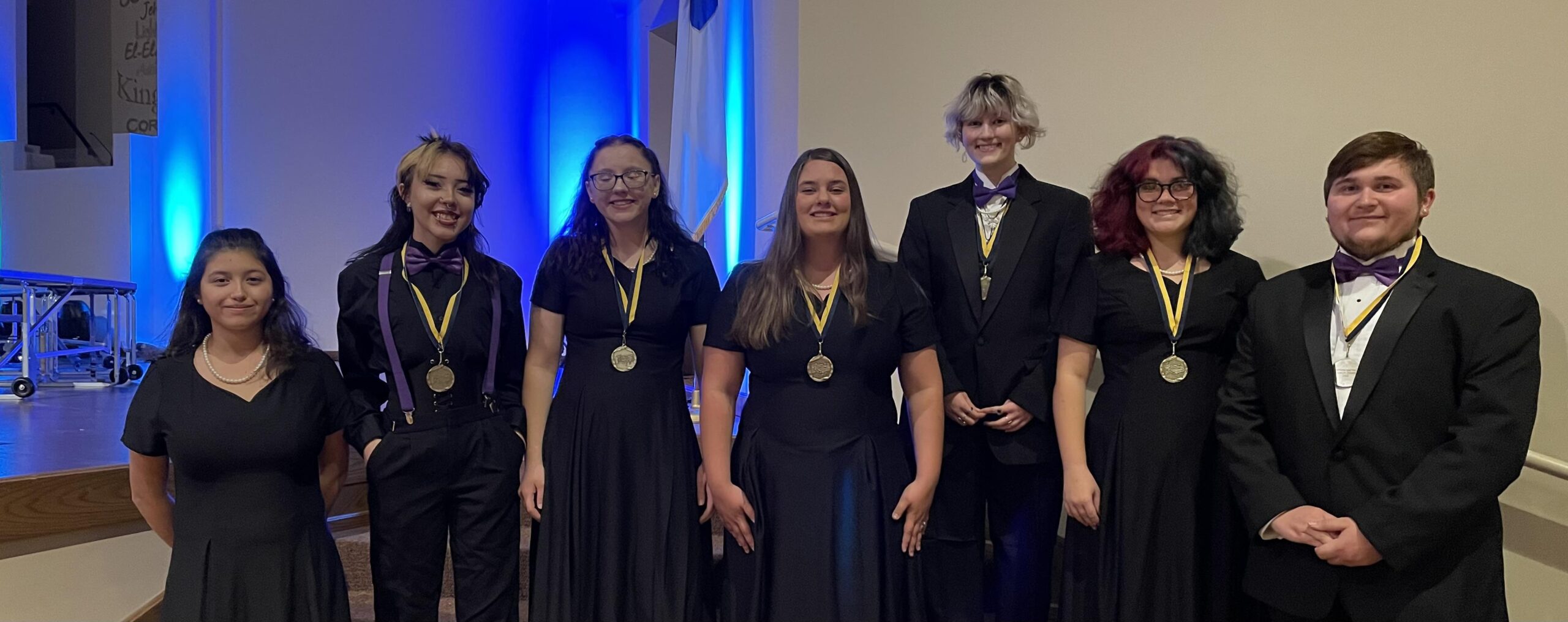 Vian School choir students master competition Vian Tenkiller