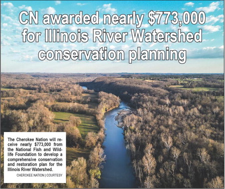 CN awarded nearly $773,000 for Illinois River Watershed conservation planning
